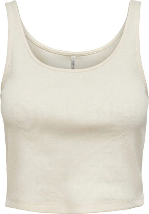 Kadın Kolsuz Crop Bluz T-shirt - 15231168