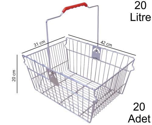 20 Litre Tel Alışveriş El Sepeti 1 Koli:20 Adet