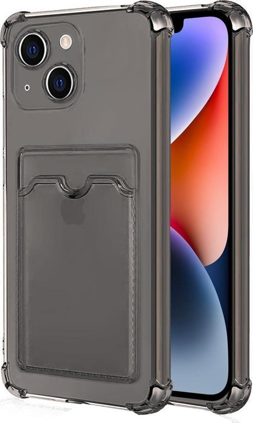 Apple iPhone 14 Card Slot Shock Kılıf Füme