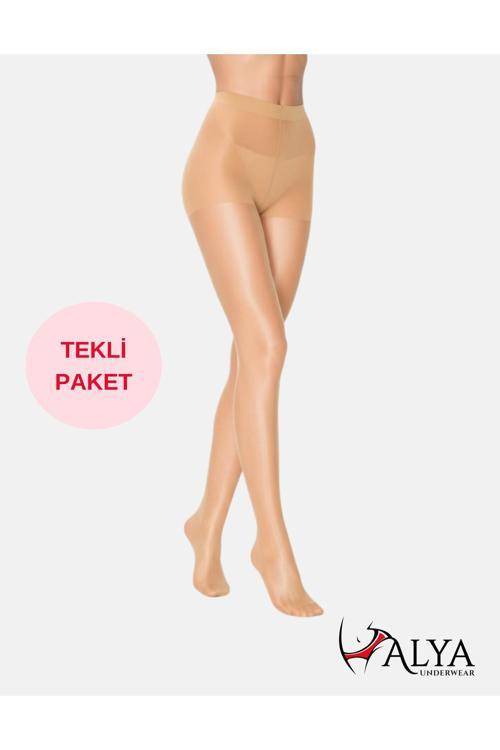 Kadın Külotlu Çorap, Parlak İnce, 15 Denye, Fit, Tekli Paket, Ten 57