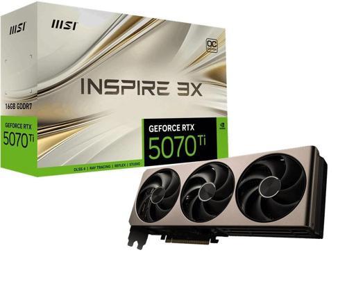 GEFORCE RTX 5070 TI 16G INSPIRE 3X OC 256BIT