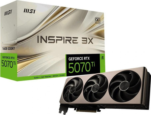 MSI GeForce RTX 5070 Ti 16GB INSPIRE 3X OC