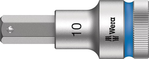 8740 C HF Altıgen Uçlu Zyklop Lokma Bits, 1/2" Soketli, Tutma Fonksiyonlu, 10 x 60 mm