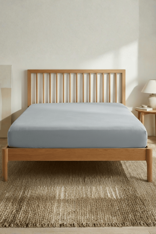 %100 Pamuklu Penye Lastikli Çarşaf | Tek/Çift Kişilik | Fitted Jersey | 30 cm Köşe Yüksekliği