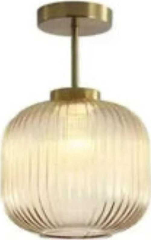 Retro bal Elips Tavan Plofyoner Dekoratif Rustik Avize Çap:20 cm