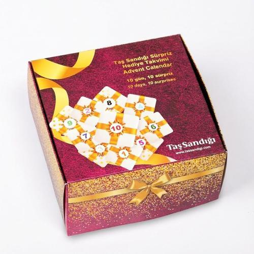 10’lu Sürpriz Doğal Taş Kutusu – 10 lu Advent Calender - Her Kutudan Farklı Bir Sürpriz!