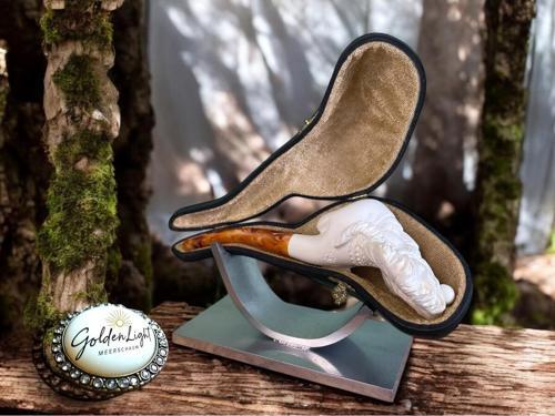 El Oyması Sessiz Bilge Lületaşı Pipo