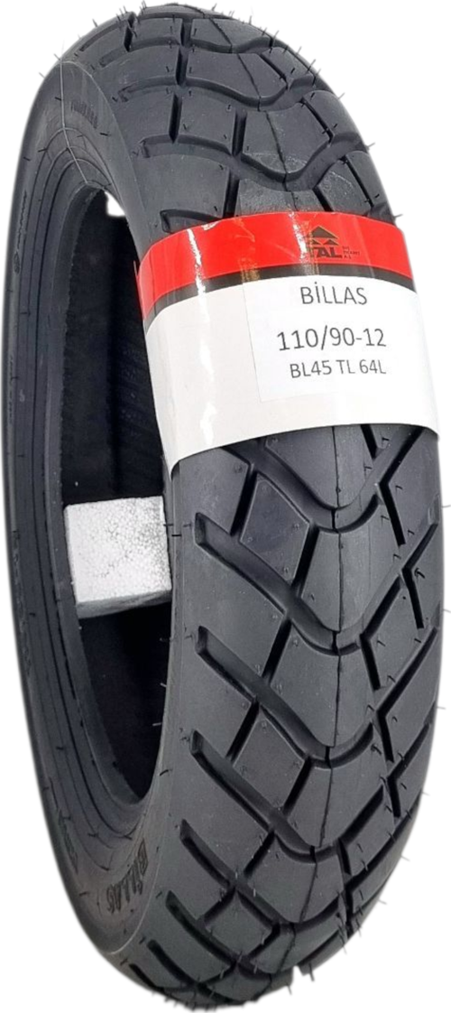110/90-12 Tl (Tubeless - Dubleks) Bl045 Motosiklet Lastiği