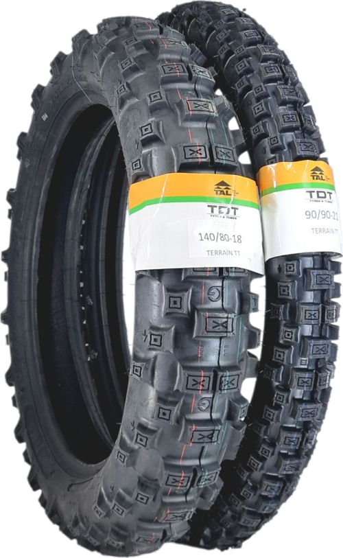 140/80-18 Ve 90/90-21 Tt (İç Lastikli Tip- Tubetype) Terrain Lastik Takımı