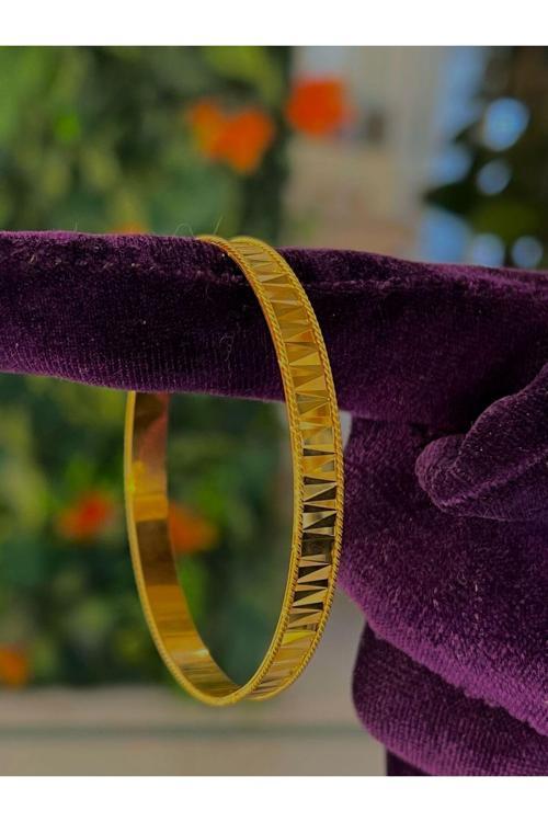 10 gr (GRAM) Ayna Desenli  Bilezik Yatırımlık 22 Ayar Altın