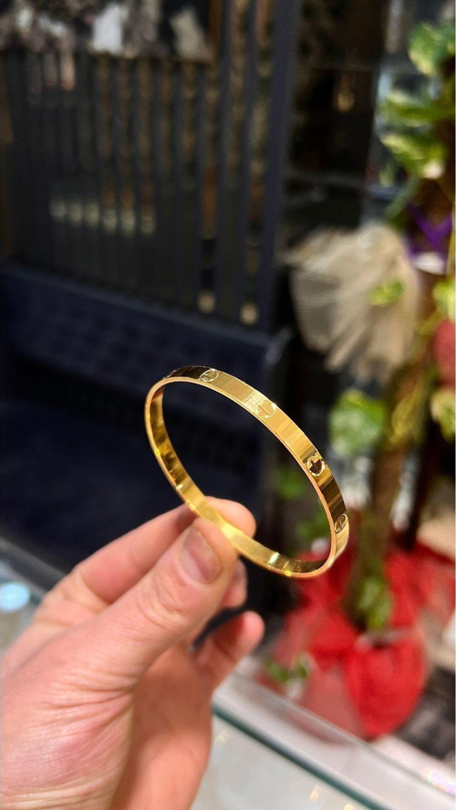 22 gr (GRAM) Çivi Desenli Kibrit Çöpü Bilezik Yatırımlık İşçiliksiz 22 Ayar Altın