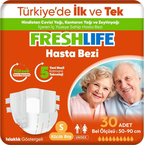 Yetişkin Hasta Bezi S Beden 30 Adet