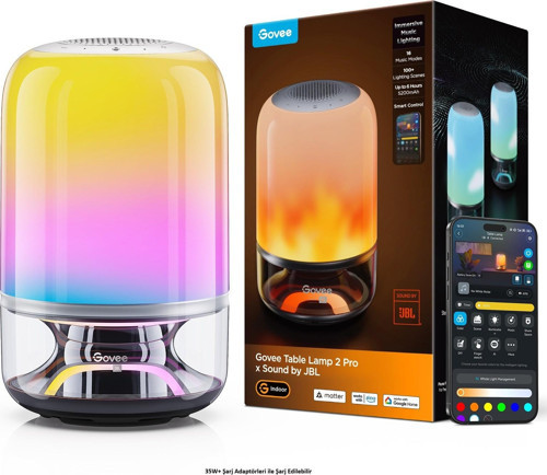 Masa Lambası 2 Pro x JBL Hoparlörlü, Type-C Şarjı, 45' Şarj Adaptörü Dahildir H60200F1