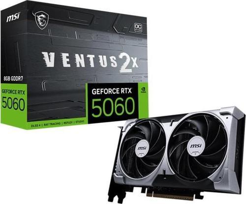 GEFORCE RTX5060 8G VENTUS 2X OC 8GB GDDR7 128BIT 1XHDMI 3XDP EKRAN KARTI