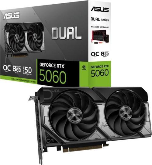 GEFORCE DUAL-RTX5060-O8G 8GB GDDR7 128BIT 1XHDMI 3XDP EKRAN KARTI
