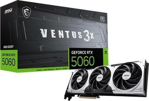 GEFORCE RTX5060 8G VENTUS 3X OC 8GB DDR7 128BIT 3XDP 1XHDMI EKRAN KARTI