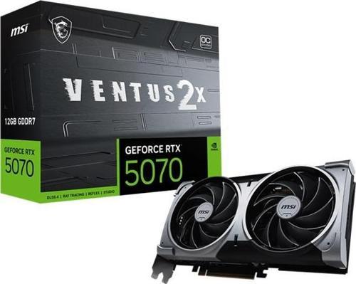 GEFORCE RTX5070 12G VENTUS 2X OC 12GB GDDR7 192BIT 1XHDMI 3XDP EKRAN KARTI