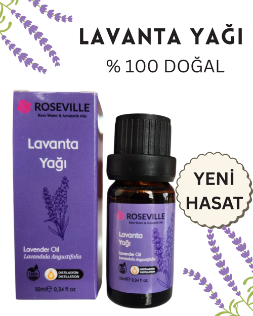 Tıbbi Lavanta Uçucu Yağı 10 ml %100 Saf ve Doğal Lavandula Angustifolia