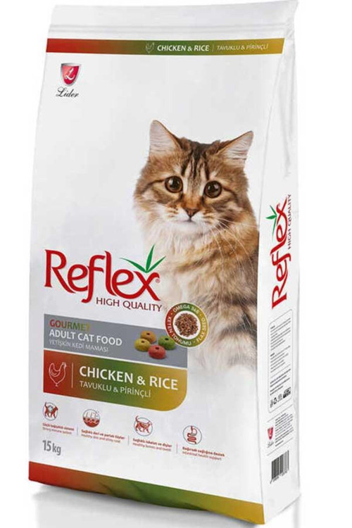 Multi Color Tavuklu Yetişkin Kedi Maması 15 Kg