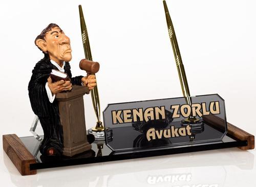 Avukat Biblolu Masa İsimliği Savcı Hakim Hediye Kristal İsimlik