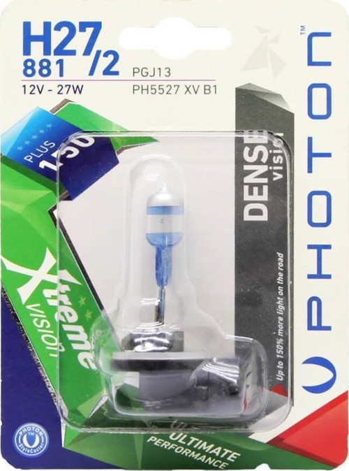 H27/2 Xtreme Vision Blister +%150 Fazla Işık (TEKLİ BLİSTER)