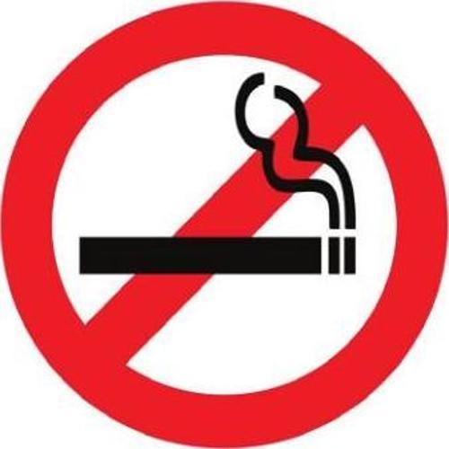 Sigara İçilmez Çıkartması 11cm