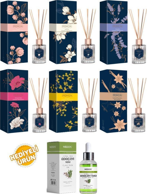 Premium Çubuklu Oda Kokusu 100 ml 6 Çeşit