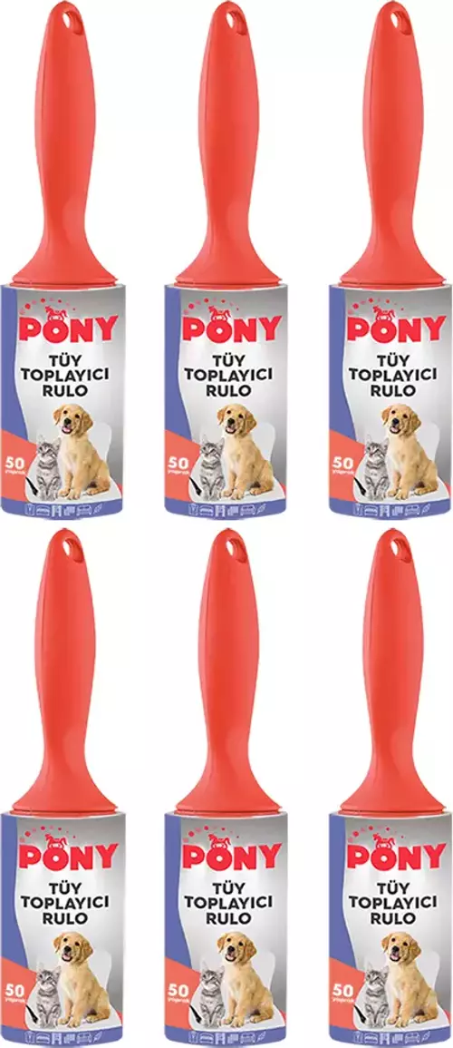 TÜY TOPLAYICI RULO 6 LI SET KEDİ KÖPEK
