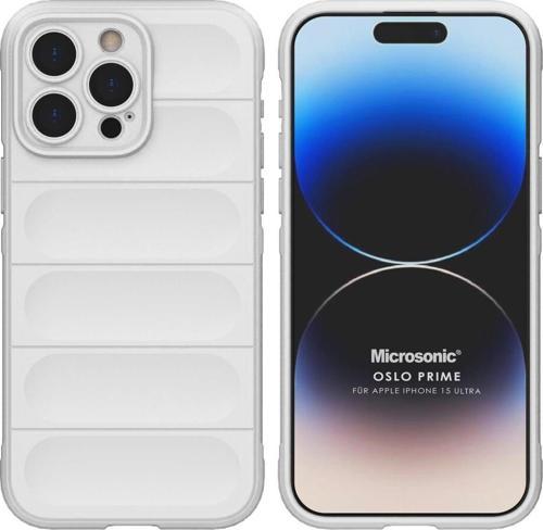 Apple iPhone 15 Pro Max Kılıf Oslo Prime Beyaz