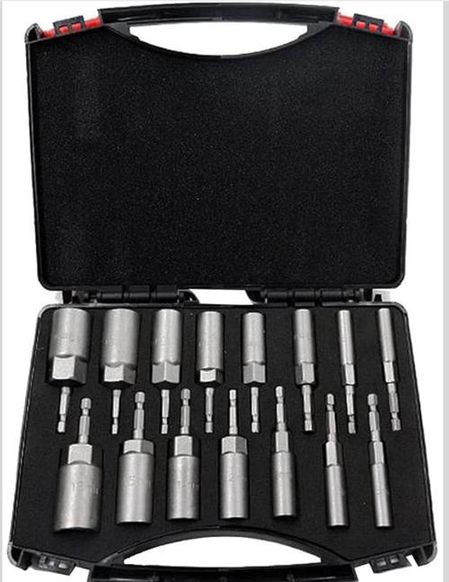 15 Parça Bits Saplı Lokma Seti Matkap Için (5,5 mm - 19 Mm)