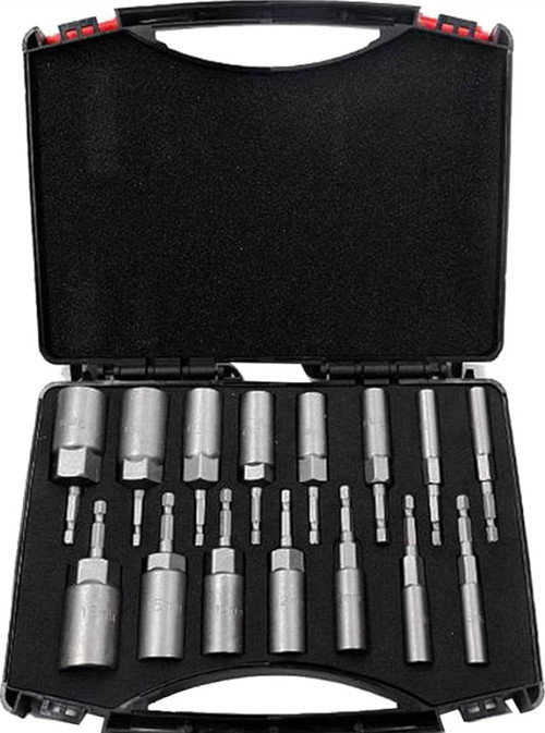 15 Parça Bits Saplı Lokma Seti Matkap Için (5,5 mm - 19 Mm)