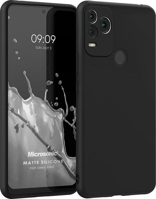 Matte Silicone Omix X400 Kılıf Siyah