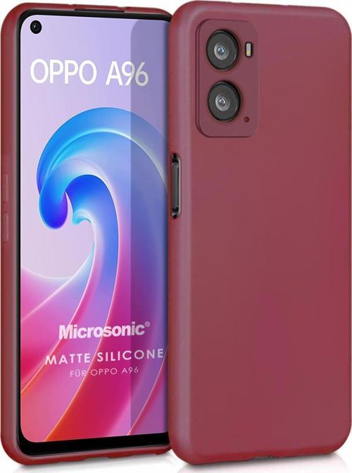 Matte Silicone Oppo A36 Kılıf Mor