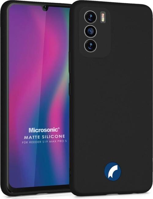 Matte Silicone Reeder S19 Max Pro S Kılıf Siyah