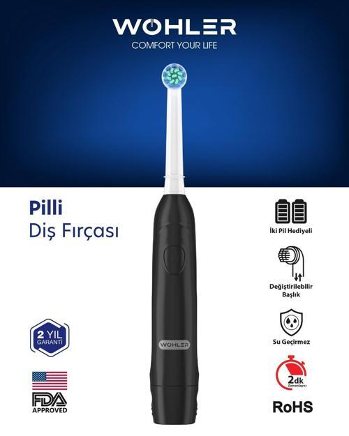 Değiştirilebilir Başlıklı Pilli Diş Fırçası Fda Onaylı 5,0 3 Değerlendirme