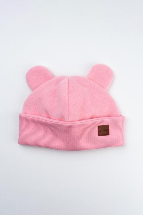 Pamuk Kaşkorse Polar Çift Kat Katlanabilir Yumuşak Çocuk Ve Bebek Bere