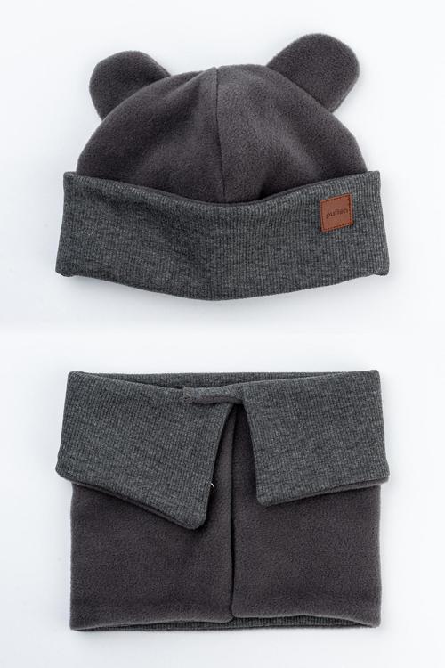 Pamuk Astarlı Polar Bere Ve Boyunluk Seti 0-3 Yaş Kaşkorse Pofuduk Bebek Bere Çocuk Boyunluk