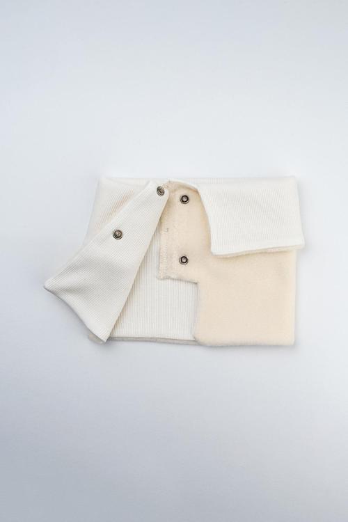 Pamuk Kaşkorse Polar Çift Kat Katlanabilir Yumuşak Çocuk Ve Bebek Boyunluk