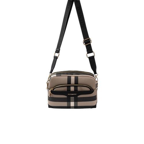 Kadın Çapraz Çanta 1201-48529 SILVER POLO ÇAPRAZ BAYAN ÇANTASI MK80 KAHVE-MAT SİYAH