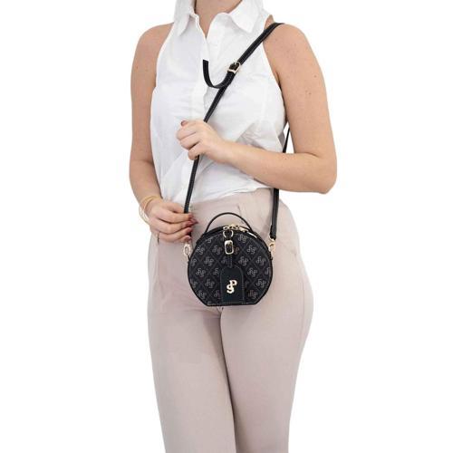 Kadın Çapraz Çanta 1163-45631 SILVER POLO ÇAPRAZ BAYAN ÇANTASI M178 FÜME-MAT SİYAH