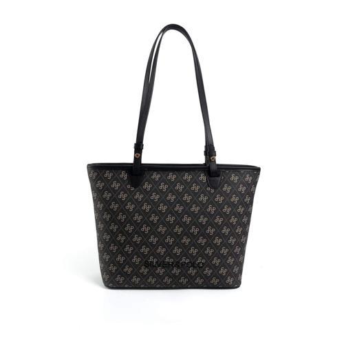 Kadın Omuz Çantası 1204-47832 SILVER POLO BAYAN ÇANTASI M178 FÜME-MAT SİYAH