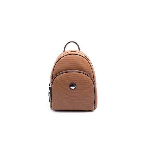 Kadın  1062-46128 SILVER POLO SIRT ÇANTASI M86 KARAMEL-MAT KAHVE