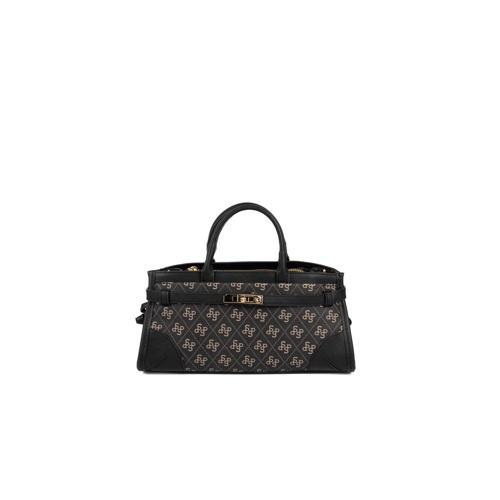 Kadın Omuz Çantası 1260-48520 SILVER POLO BAYAN ÇANTASI M178 FÜME-MAT SİYAH