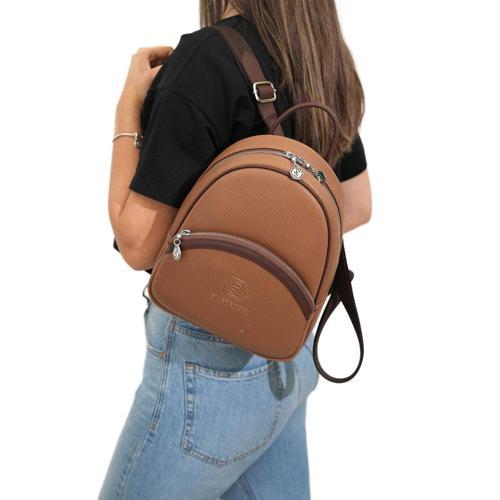 Kadın  945-45561 SILVER POLO SIRT ÇANTASI M86 KARAMEL-MAT KAHVE