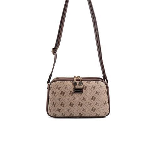 Kadın Çapraz Çanta 899-47671 SILVER POLO ÇAPRAZ BAYAN ÇANTASI M178 KOYU BEJ-MAT KAHVE