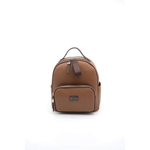 Kadın  1130-45816 SILVER POLO SIRT ÇANTASI M86 KARAMEL-MAT KAHVE