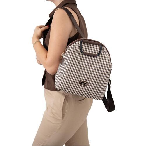 Kadın 771-47388 SILVER POLO SIRT ÇANTASI M191 KAHVE SARI-MAT KAHVE