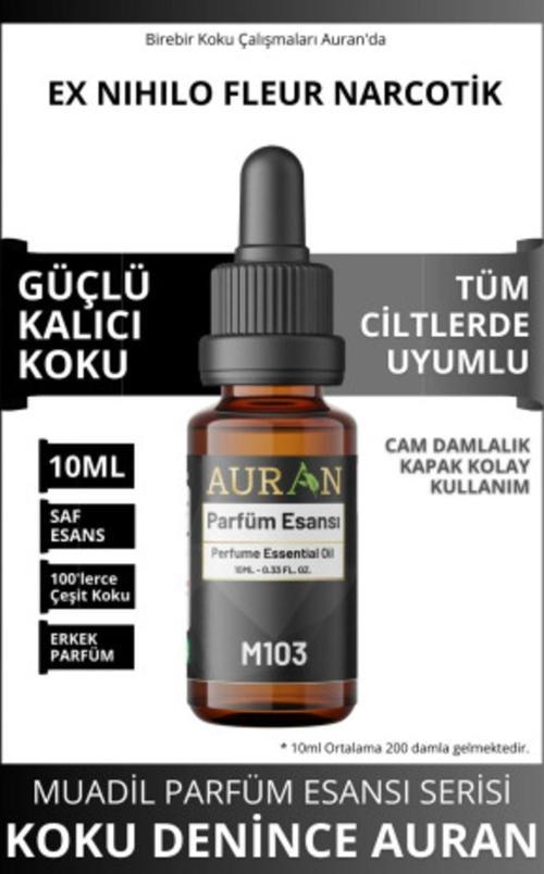 M103 - Narkotik Erkek Parfüm Esansı 10Ml Fresh - Man Perfume Essence