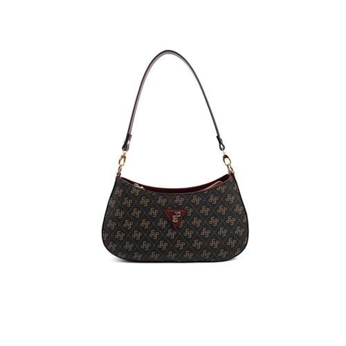 Kadın Çapraz Çanta 1251-48377 SILVER POLO ÇAPRAZ BAYAN ÇANTASI M178 KAHVE SARI-MAT BOR