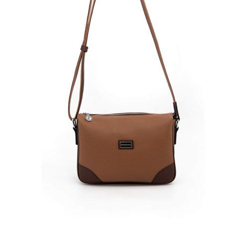 Kadın Çapraz Çanta 784-45515 SILVER POLO ÇAPRAZ BAYAN ÇANTASI M86 KARAMEL-MAT KAHVE